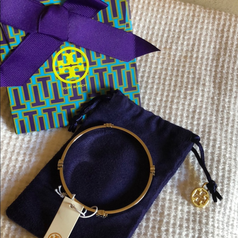 SILVER 💎 TORY BURCH BANGLE BRACELET